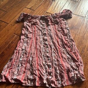 American Eagle Outfitters Off the shoulder dress